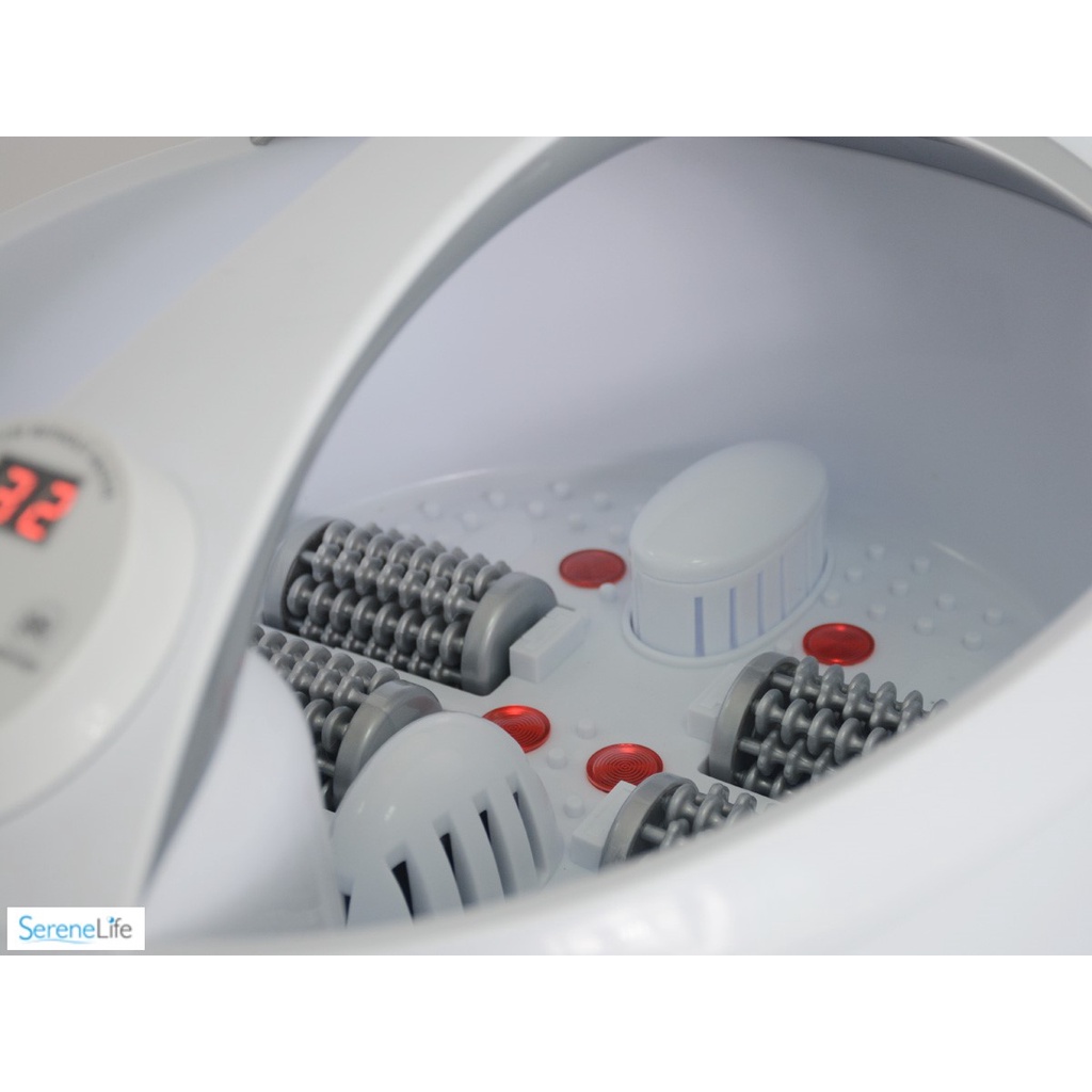 Bồn Ngâm Chân Massage SereneLife SL17, Máy chậu ngâm chân massage xiaomi nước nóng