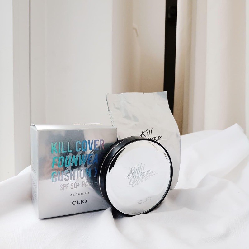 [LIMITED] PHẤN NƯỚC CLIO KILL COVER FOUNDWEAR CUSHION XP 2 LÕI SPF 50+PA+++