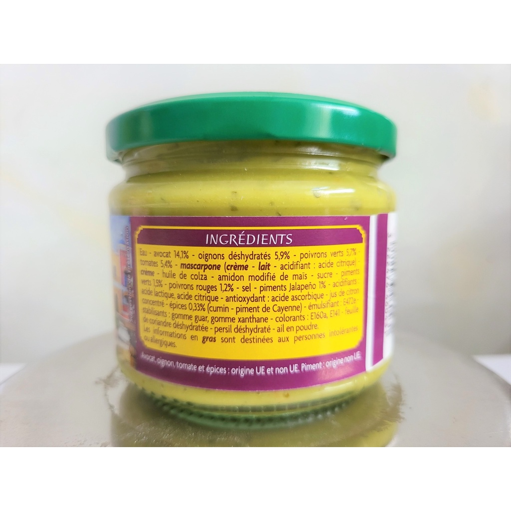 [Lọ 300g] XỐT TRÁI BƠ KIỂU MEXICO [Belgium] CSN Guacamole Sauce