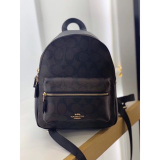 Balo thời trang coach da thật