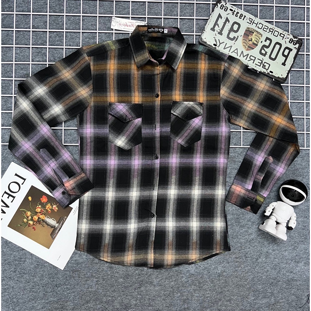 Áo sơ mi nam phong cách vân nổi cao cấp (KÈM ẢNH THẬT) chất cotton 100% Lady-Hn Store88 91