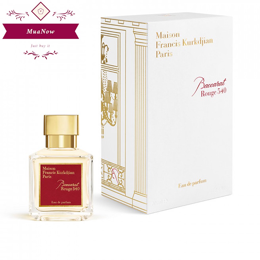 Nước hoa MFK Baccarat Rouge 540 (Hoa nhài, hoa nghệ tây, nhựa cây tuyết tùng, long diên hương) | Thế Giới Skin Care