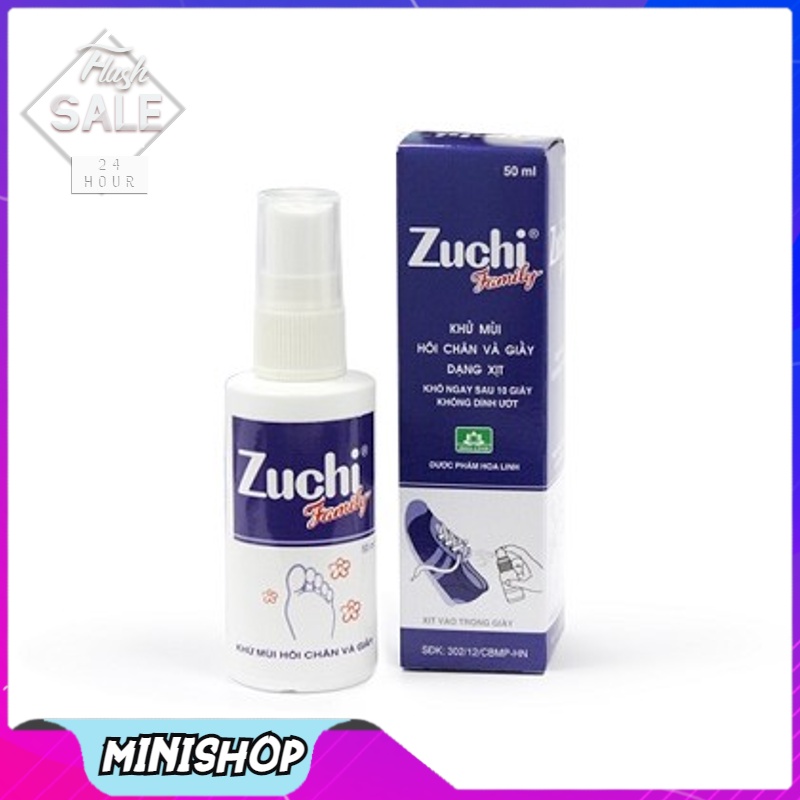 Xịt Khử Mùi Hôi Chân và Giày MINISHOP H137