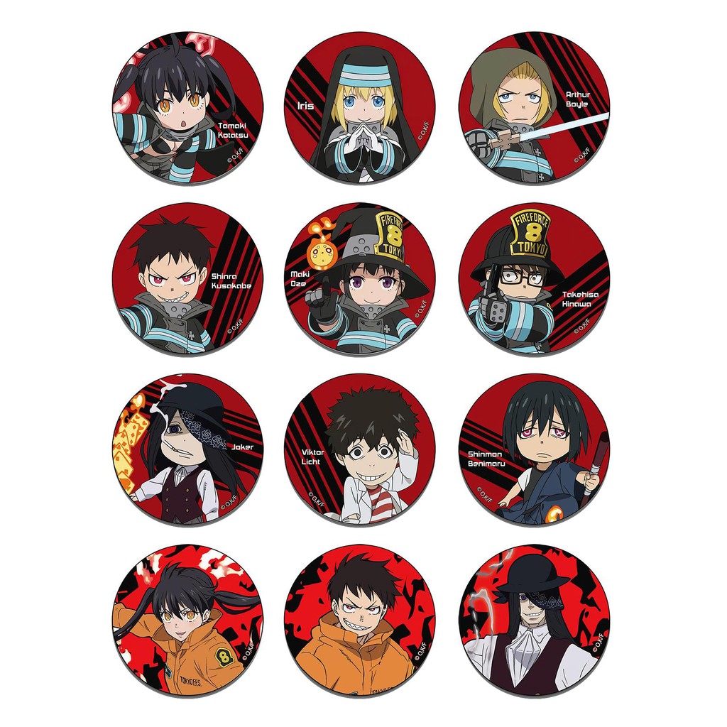 Huy Hiệu Anime Enen No Shouboutai - Biệt Đội Lính Cứu Hỏa 5,8Cm | Shopee  Việt Nam