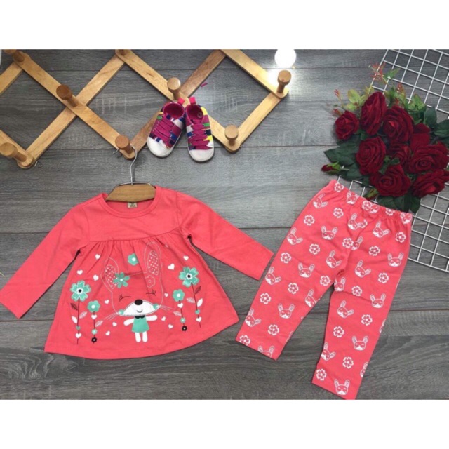 Set 3 bộ tay dài bé gái