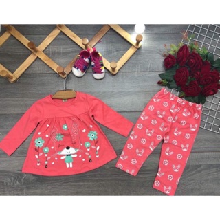 Set 3 bộ tay dài bé gái