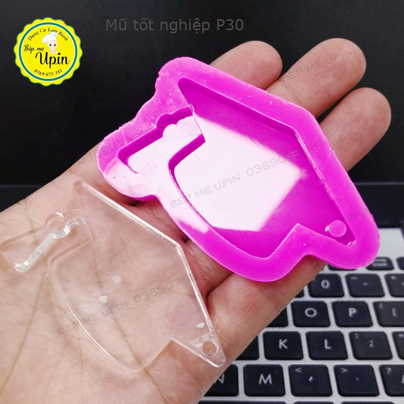 Khuôn silicone mũ tốt nghiệp, mũ cử nhân