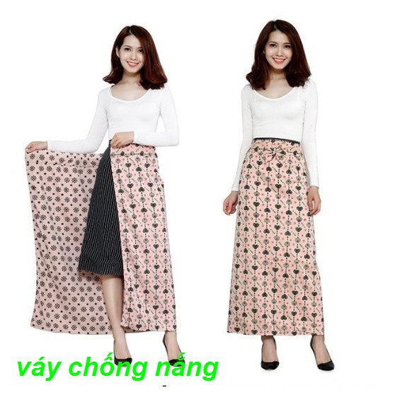 váy chống nắng 2 lớp [trên 20 màu-được chọn màu]