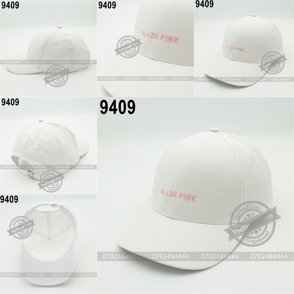 Combo 2 Nón BLACK_PINK Trắng