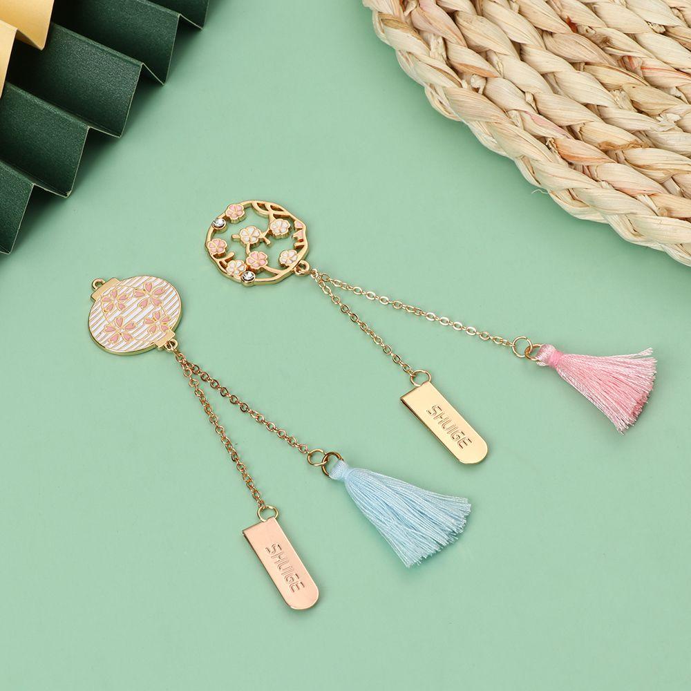 Bookmark Kim Loại Hình Hoa Anh Đào Phong Cách Trung Quốc