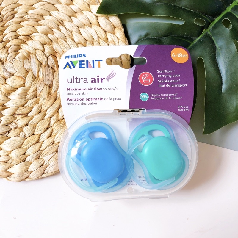 [NEW]Ty ngậm avent mới Ultra Air 0-6m 6-18m