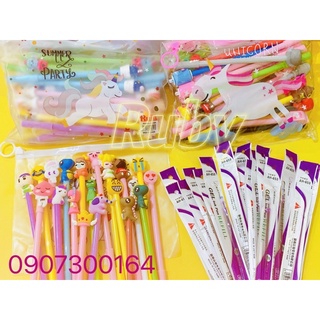 Bóp 20 cây bút tím thú dễ thương