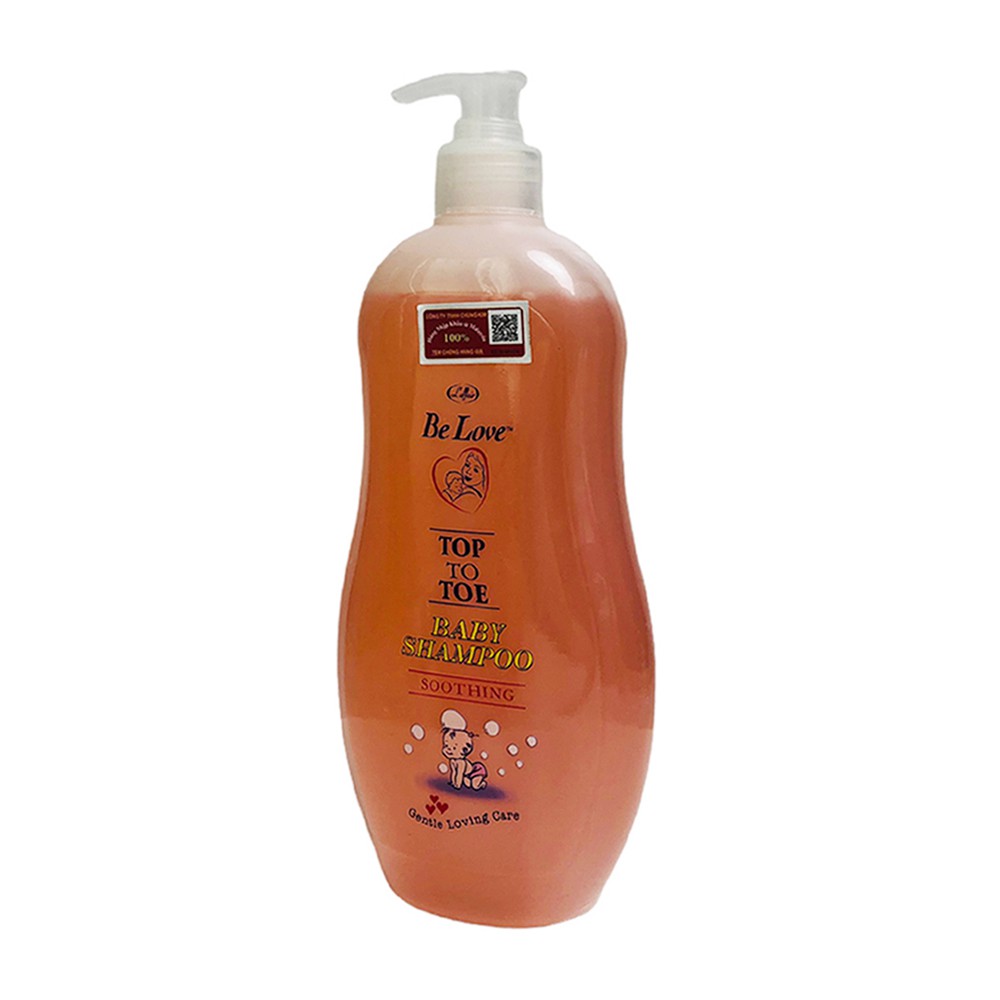 Sữa tắm gội toàn thân cho bé Be Love Soothing L'AFFAIR Malaysia 500ml - chai màu cam - Baby shampoo