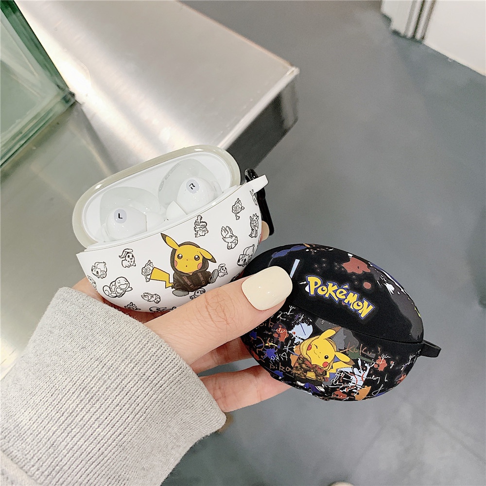 Vỏ Bảo Vệ Hộp Sạc Tai Nghe oppo enco air 2 pro Mềm Họa Tiết sesame street kaws one piece