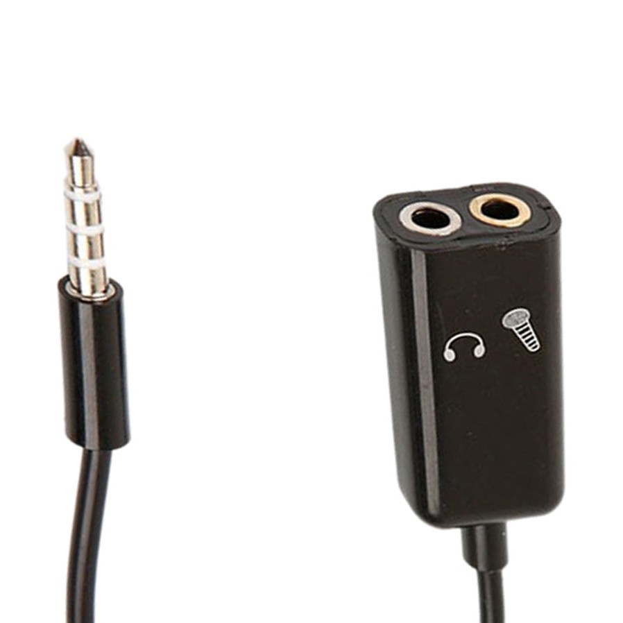 Đầu chia cổng âm thanh tai nghe và micro 3.5mm tiện dụng | BigBuy360 - bigbuy360.vn