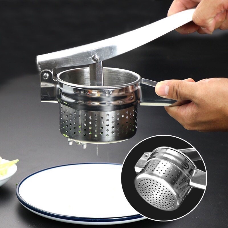 Dụng Cụ Ép Cam Chanh Inox Cầm Tay Đa Năng Dụng Cụ Ép Hoa Quả, Rau Củ Mẫu Mới Thao Tác Đơn Giản Kích Thước 27x9,2 CM