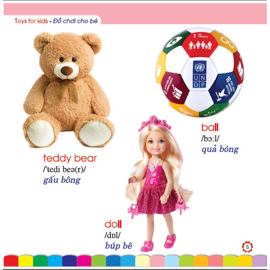 SÁCH - Em Học Tiếng Anh Qua Hình Ảnh - Đồ chơi cho bé