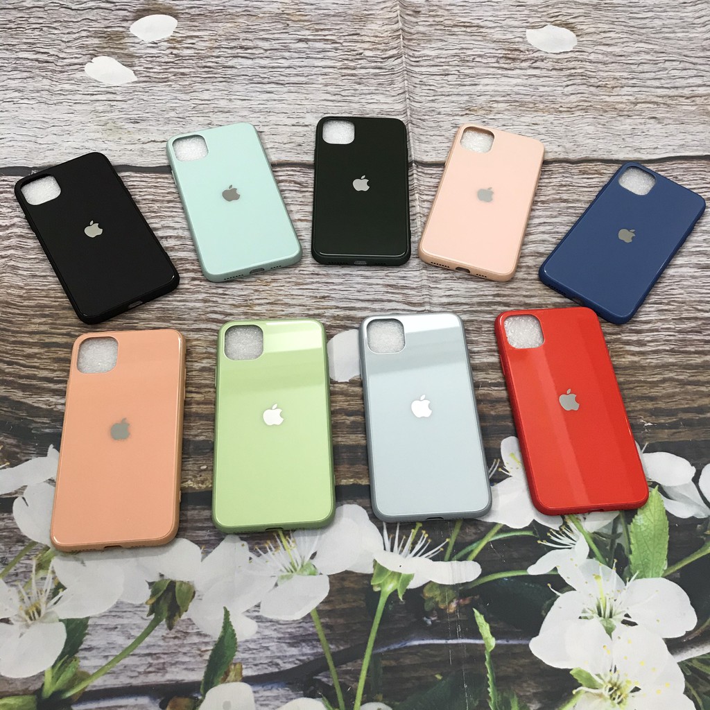 Ốp điện thoại IPhone 7/8 và 7Plus/8Plus kính cường lực viền dẻo cùng màu với lưng máy | WebRaoVat - webraovat.net.vn