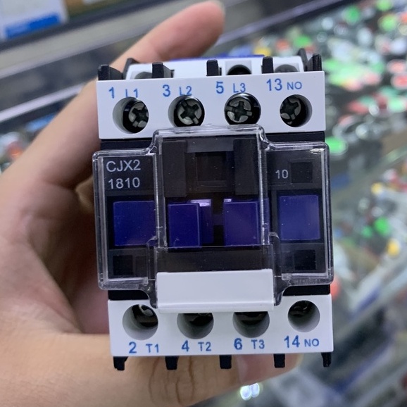 Khởi Động Từ - Contactor 18A - CJX2-1810 Hiệu BERM 24VAC 36VAC 48VAC 220VAC 380VAC ( HÀNG MỚI 100% )