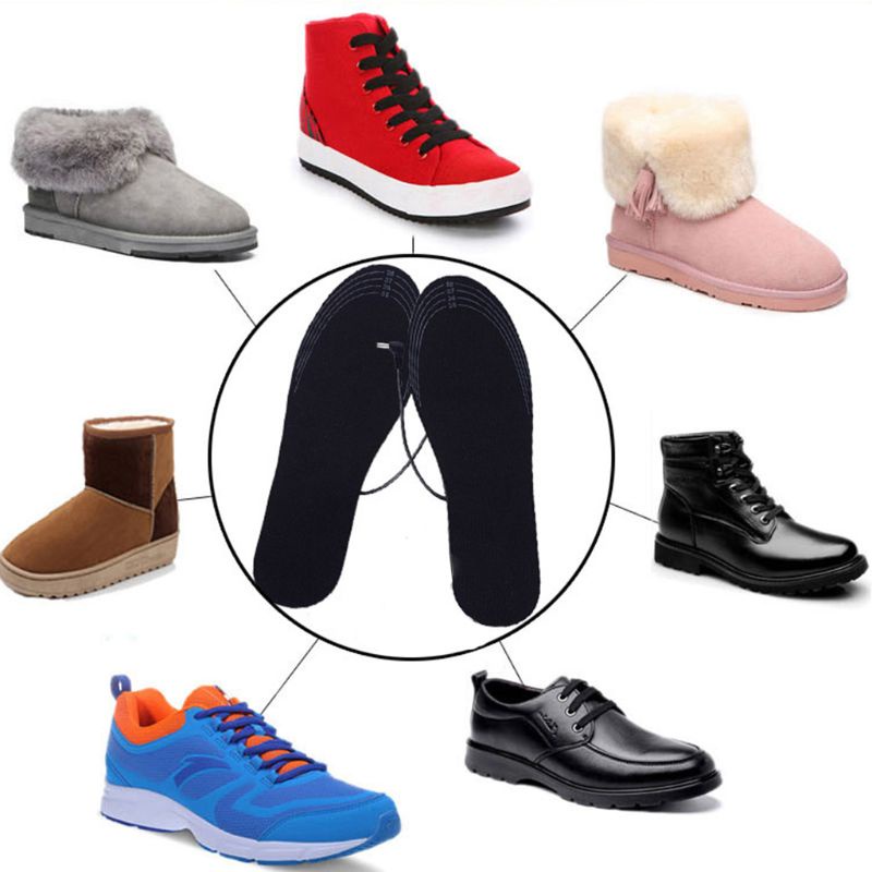 1 Cặp Đệm Sưởi Ấm Chân Chạy Điện USB DIY Dành Cho Nam Nữ Vào Mùa Đông