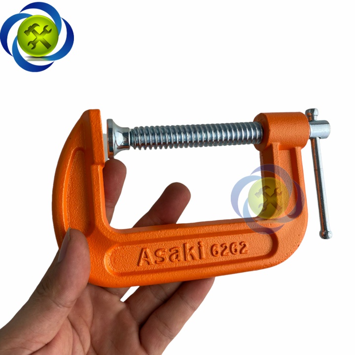Cảo chữ C ASAKI AK-6262 loại 3 inch 75mm