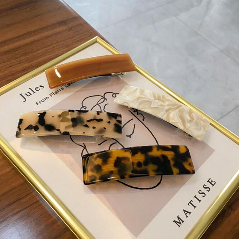 Kẹp Tóc Họa Tiết Da Báo Thời Trang Cho Nữ