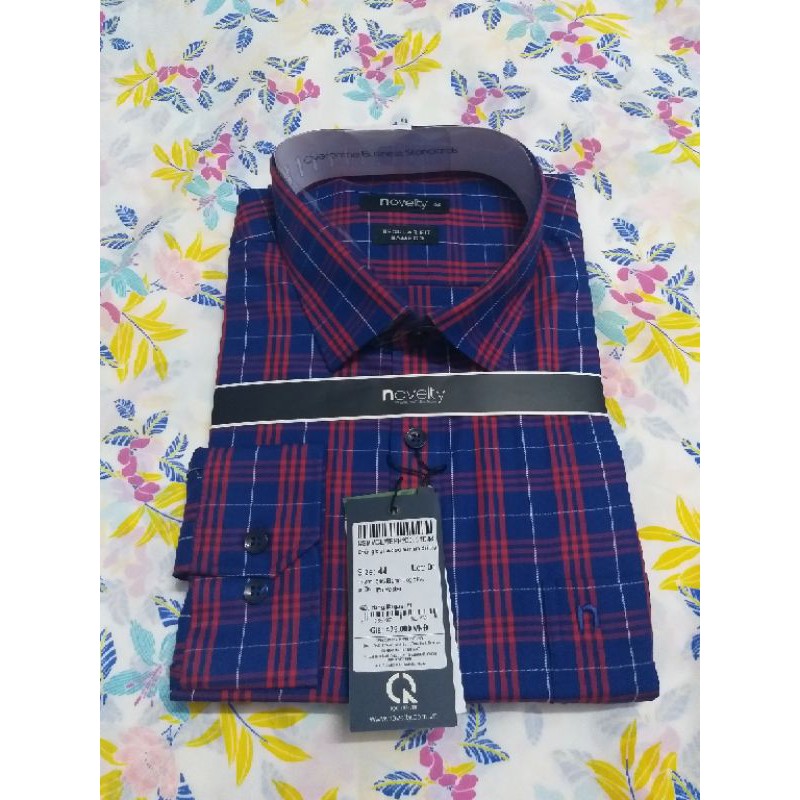 Sơ mi nam dài tay Novelty size 44 vải Bamboo