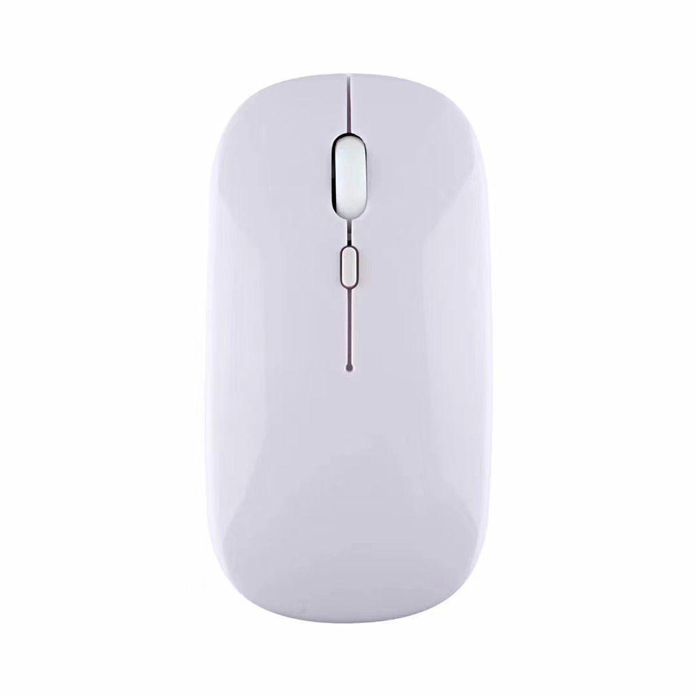 Chuột không dây bluetooth mini MMULCK màu xanh lá siêu mỏng không gây tiếng ồn phụ kiện cho laptop