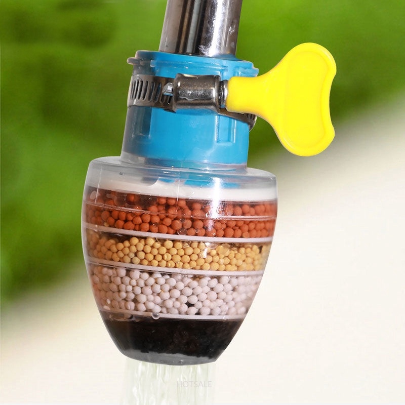 Đầu lọc vòi nước bằng than hoạt tính chống văng tiết kiệm nước phổ biến cho nhà bếp