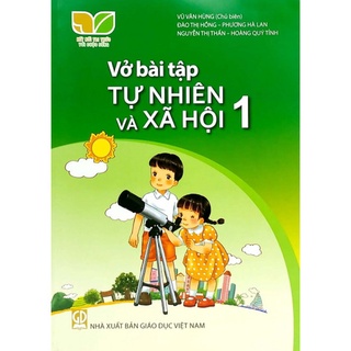 Sách Vở bài tập tự nhiên và xã hội 1 (KN) và 3 tập  nhãn vở cấp 1 72 cái