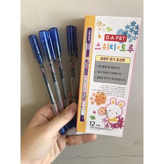 [Hàng công ty] 12 Bút nước Sweety Ttoru 0.38mm Korea