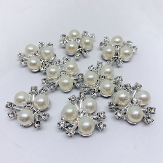 Set 5 Center Hoa Đính Đá Ngọc Trai