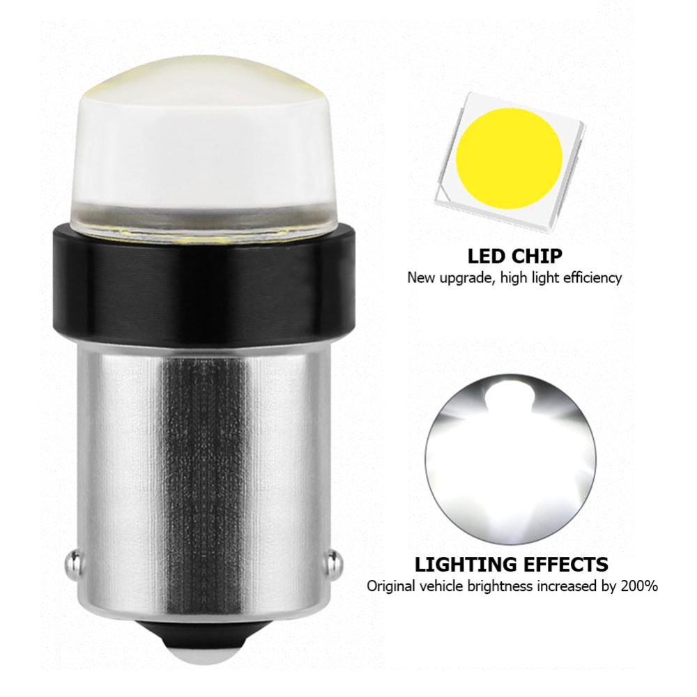 1 Đèn LED Tín Hiệu 1156 BA15S 1157 BAY15D COB Cho Xe Hơi S7U2
