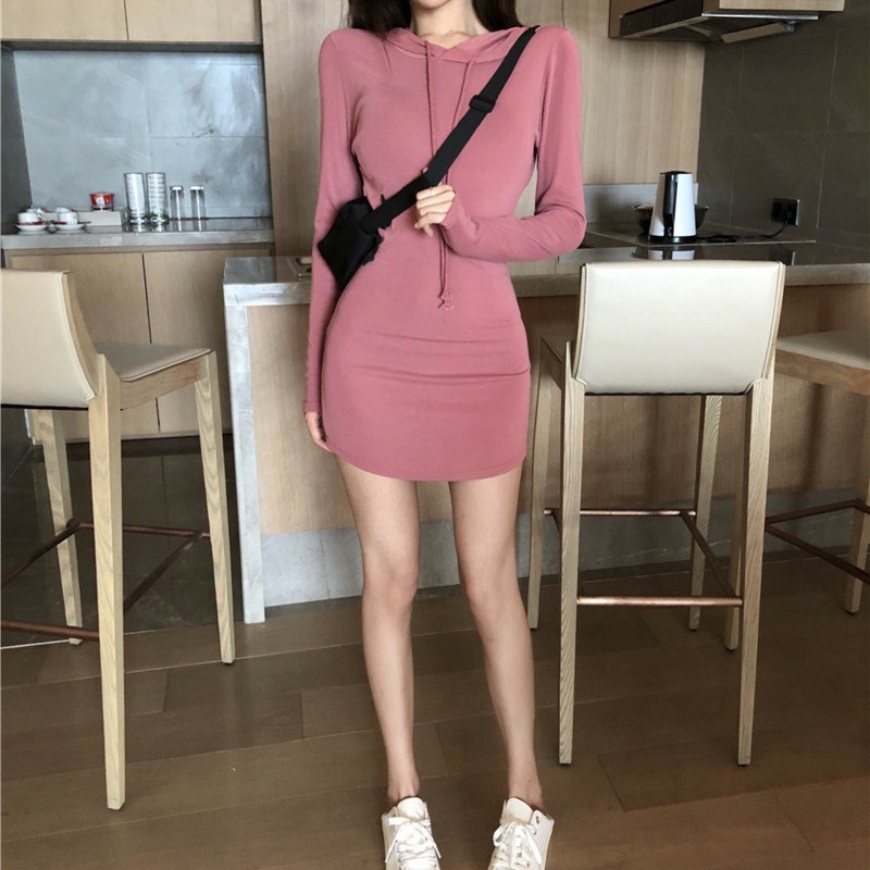 Đầm ngắn ôm tay dài quyến rũ cho nữ