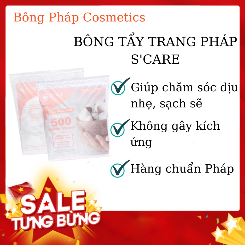 Bông tẩy trang tách lẻ