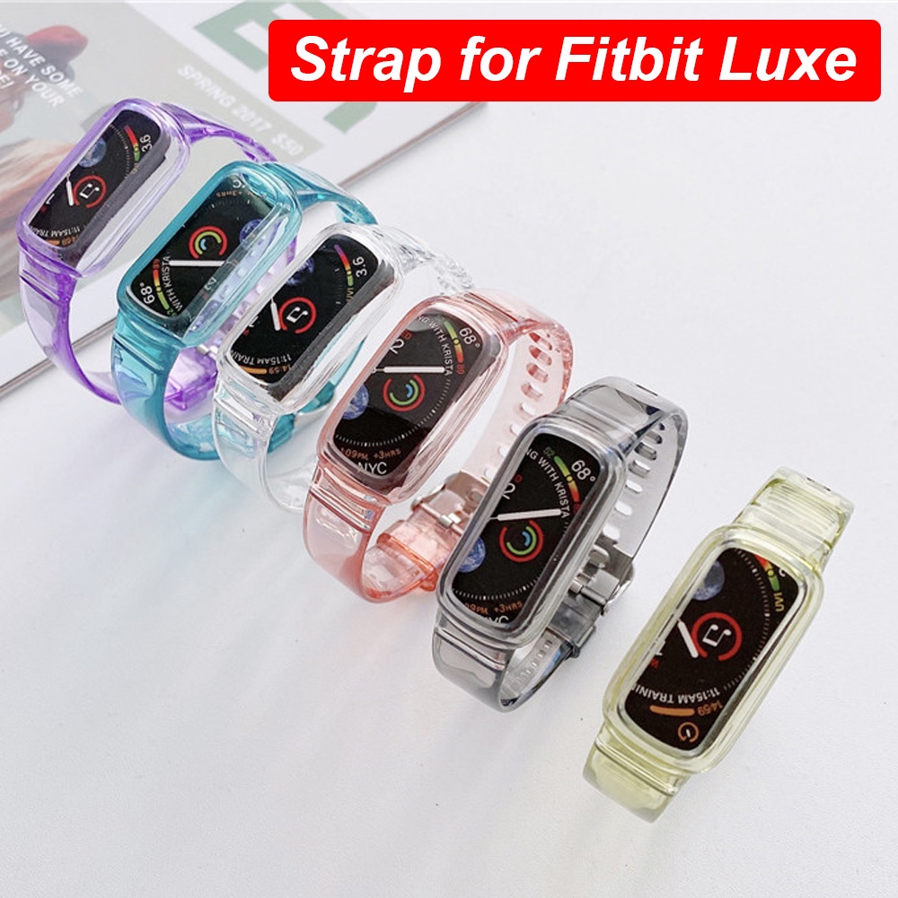 Silicone Dây Đeo Thay Thế Cho Đồng Hồ Thông Minh Fitbit Luxe