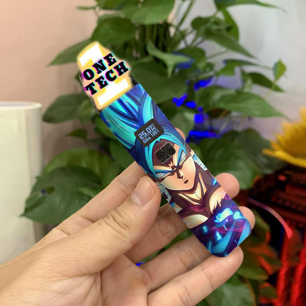 Miếng dán Skin Super Goku cho X.lim V2, rill X, SE, Favostix, Feelin, Flexus, Gotex, Ursa Nano, Origin Mini, Wenax