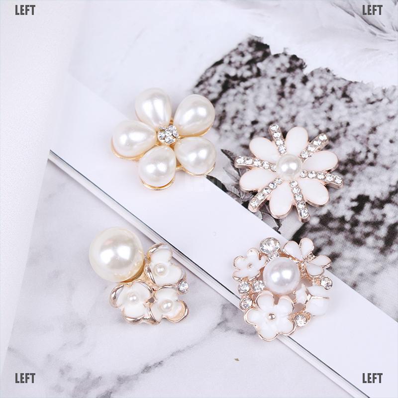 Bộ 10 Nút Trái Đính Đá Ngọc Trai Trang Trí