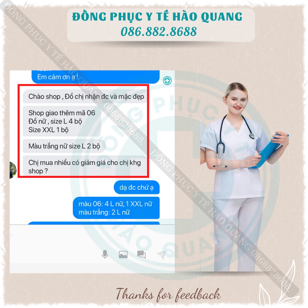 Bộ Scrubs Bác Sĩ, quần áo phòng mổ, đồng phục phẫu thuật, đồng phục spa vải cao cấp