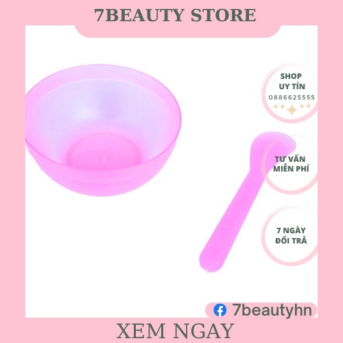 Combo 10 bát+ thìa đắp mặt nạ dùng spa thẩm mỹ viện