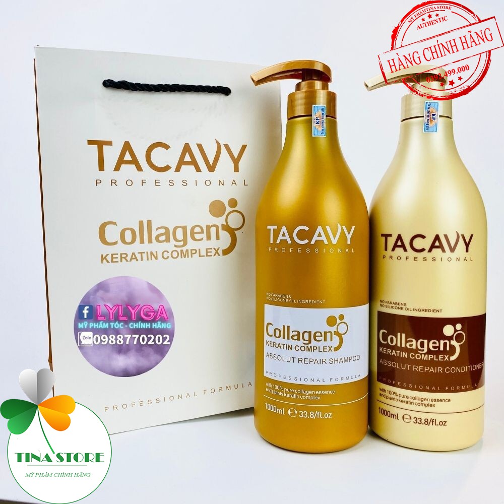 Miễn Ship🔥Cặp Dầu Gội Xả TACAVY 1000ml | Phục Hồi Tóc Hư Tổn, Khô Xơ, Gãy Rụng, Ngừa Gàu, Kích Thích Mọc Tóc |Chính Hãng | BigBuy360 - bigbuy360.vn