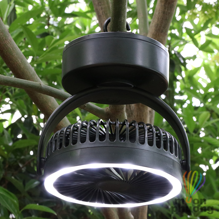[FRSHP70K] Đèn quạt tích điện LED sạc pin dự phòng sử dụng văn phòng cắm trại dã ngoại - MUÔN PHƯƠNG SHOP