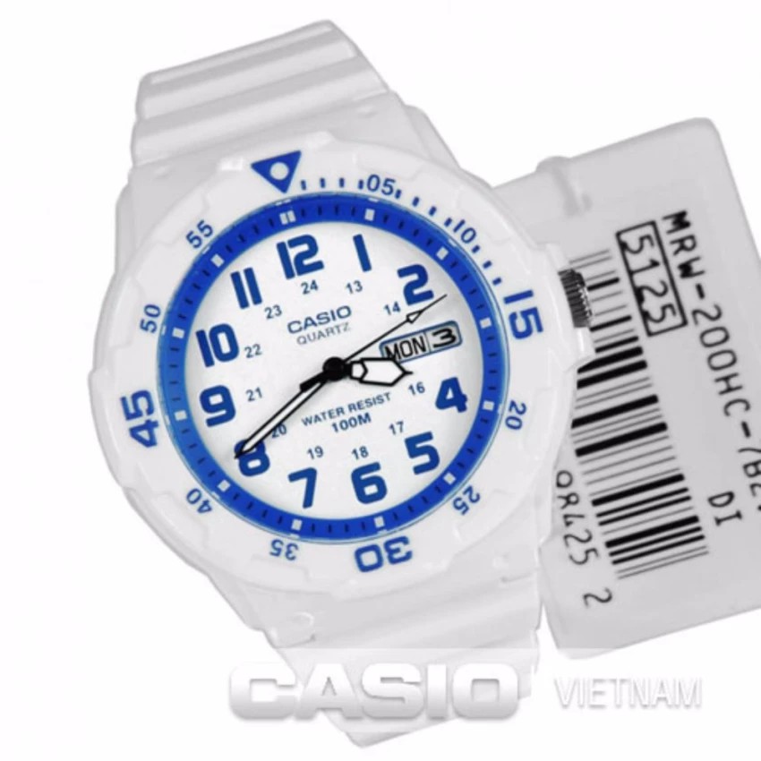 Đồng hồ nam dây nhựa Casio chính hãng Anh Khuê MRW-200HC-7B2VDF