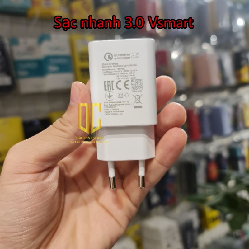 Sạc, Cáp , Tai nghe Vsmart Chính Hãng