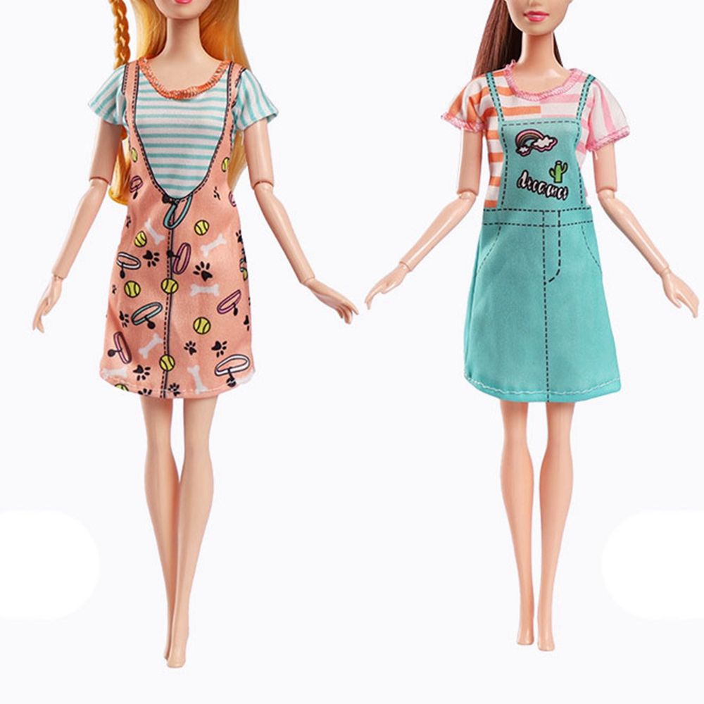 Đầm búp bê 30cm hợp thời trang xinh xắn DIY