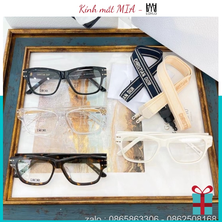 Kính râm nam nữ, gọng kính râm cận Di.or, hàng cao cấp. fullbox, unisex, bảo hành 12 tháng - kinhmatmia