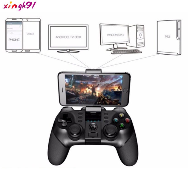 Bộ tay cầm chơi game bluetooth Ipega 9076 3 trong 1 2.4G cho Android/IOS