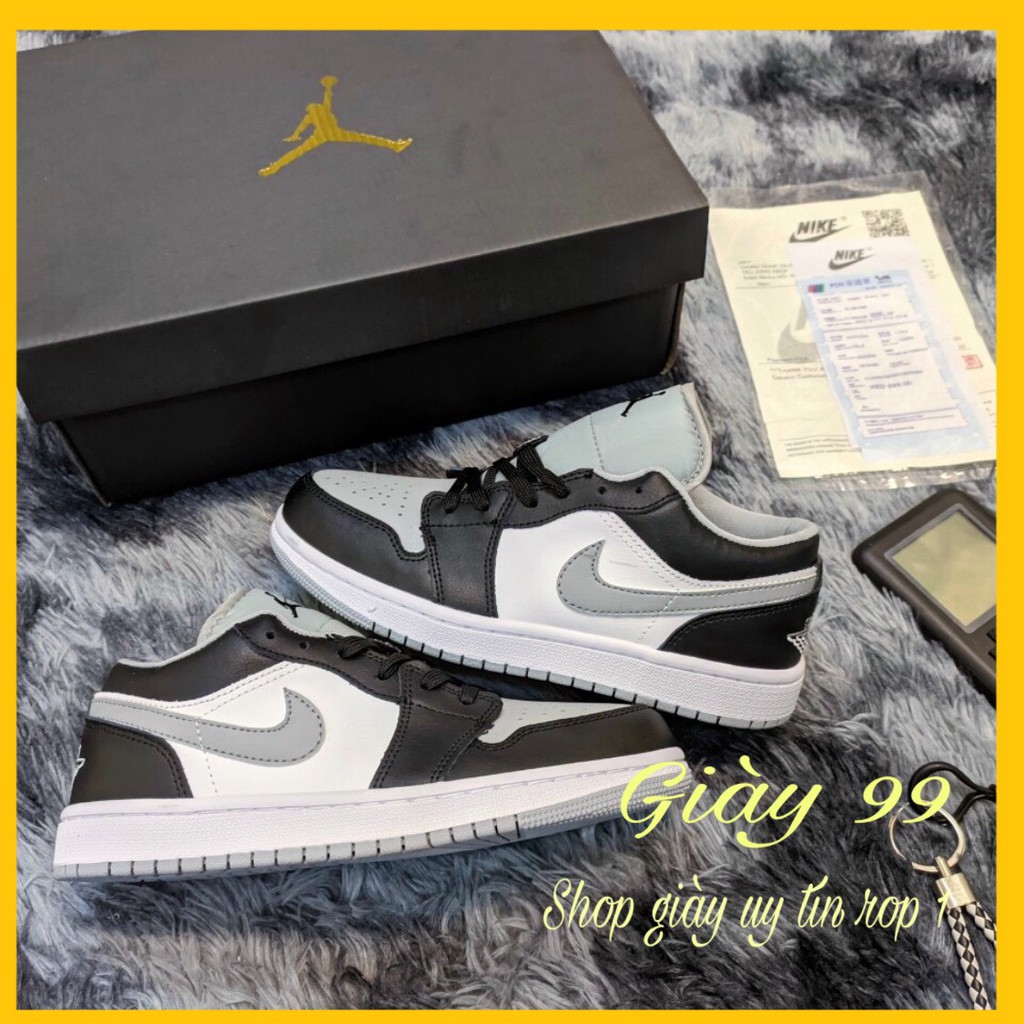 Giày Thể Thao Sneaker j D Cổ Thấp Xám Đen Cao Cấp - NJT10 | BigBuy360 - bigbuy360.vn