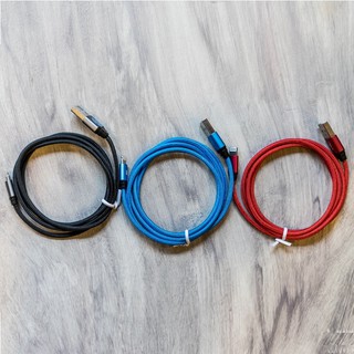 Bộ củ cáp sạc dây dù lightning 1A Rock cho IPhone cao cấp