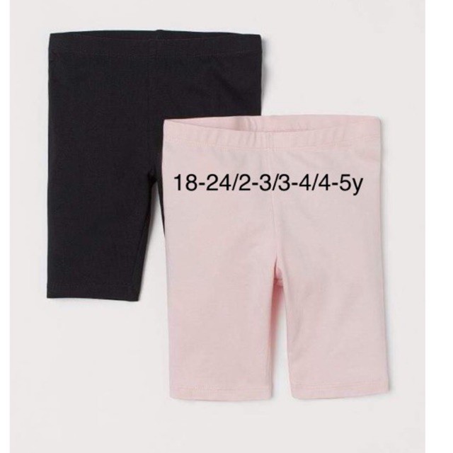 Quần legging đùi chuẩn auth sz18-24 đến 4-5y cho bé gái